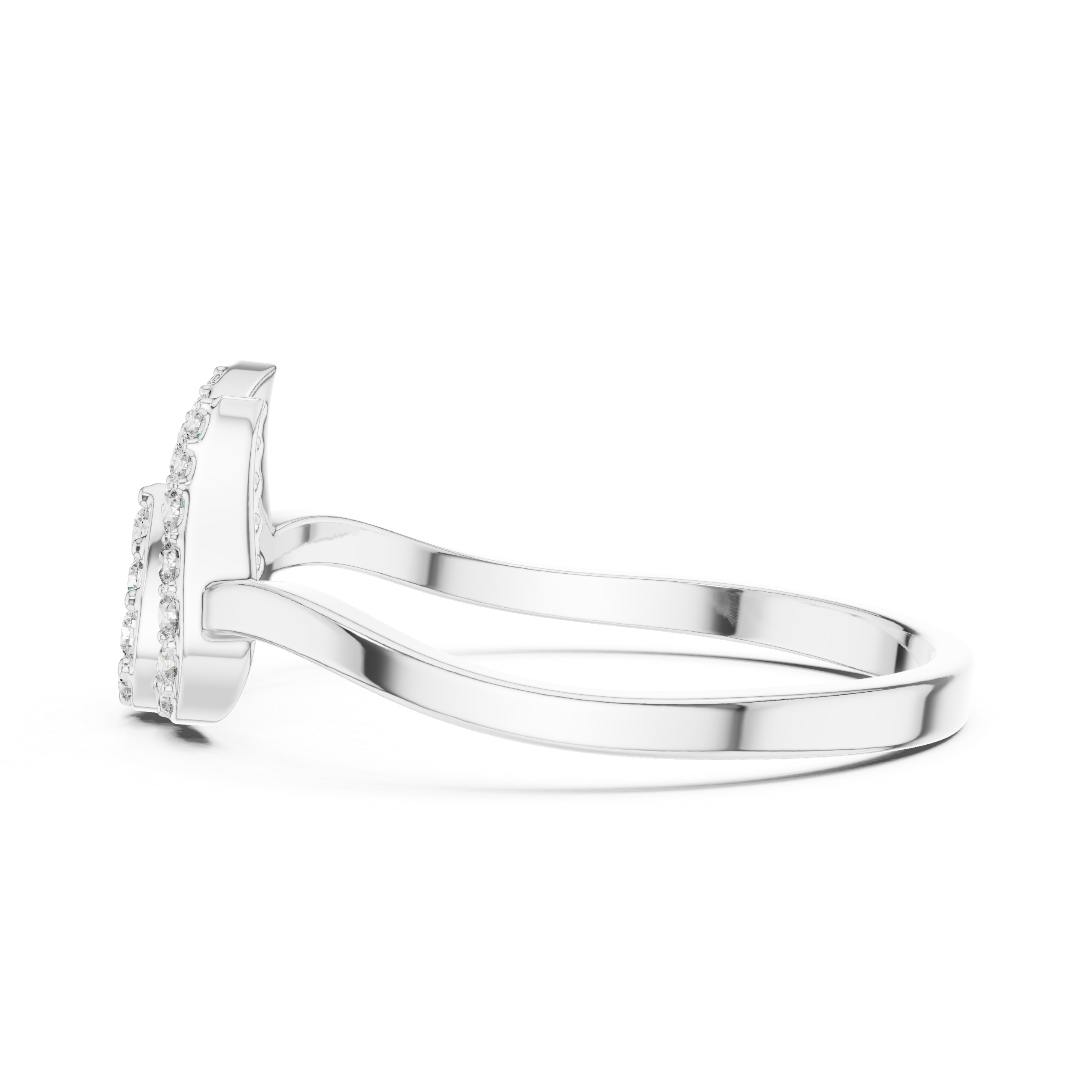 Luxury Lotus Diamond Designer Ring in 14KT Gold