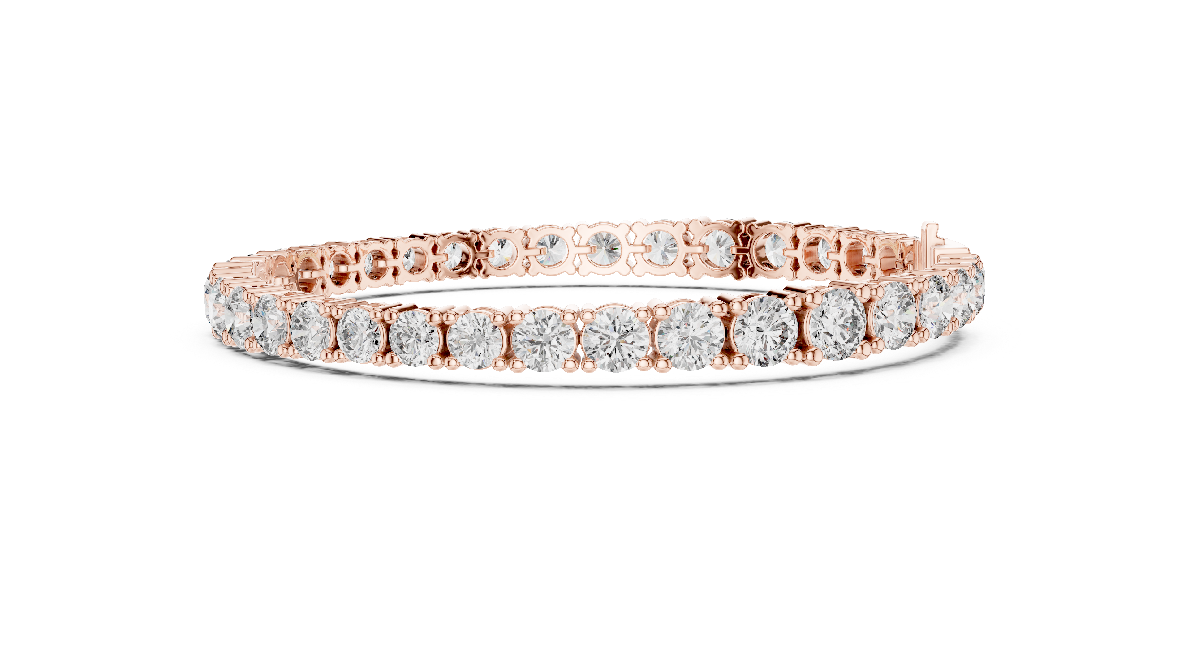 Luxury Multi-Size Round Lab-Grown Diamond Tennis Bracelet