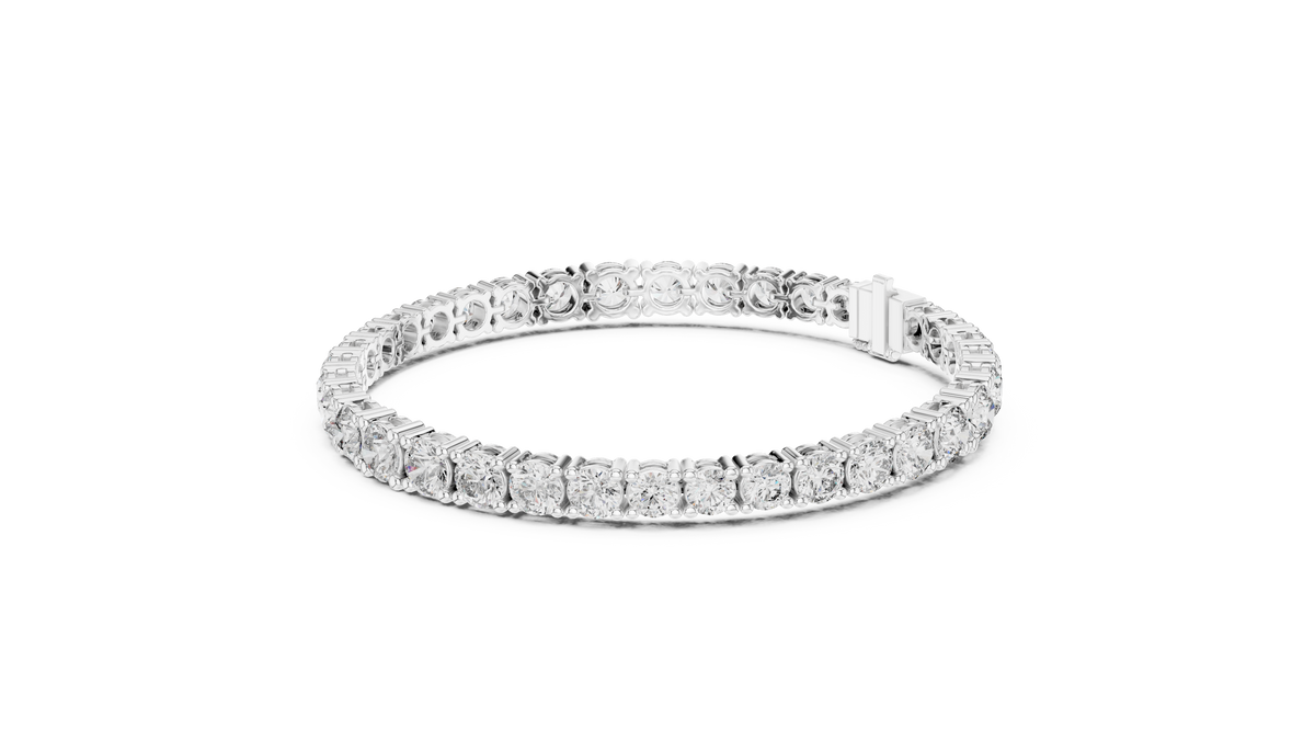 Luxury Multi-Size Round Lab-Grown Diamond Tennis Bracelet