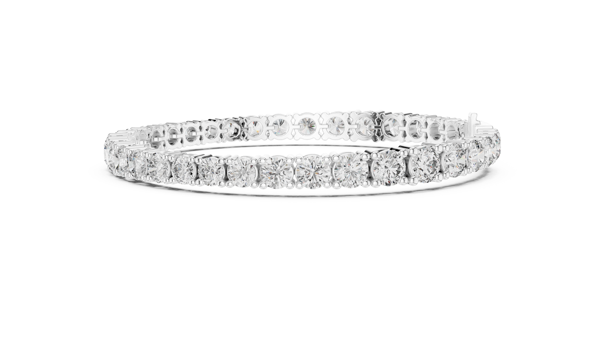 Luxury Multi-Size Round Lab-Grown Diamond Tennis Bracelet