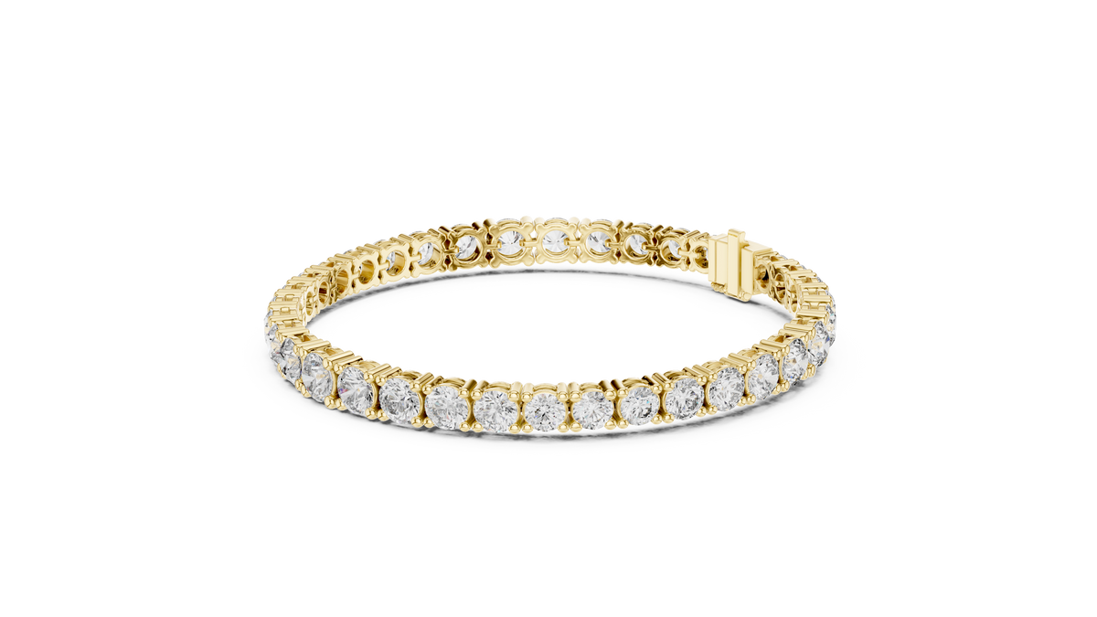 Luxury Multi-Size Round Lab-Grown Diamond Tennis Bracelet