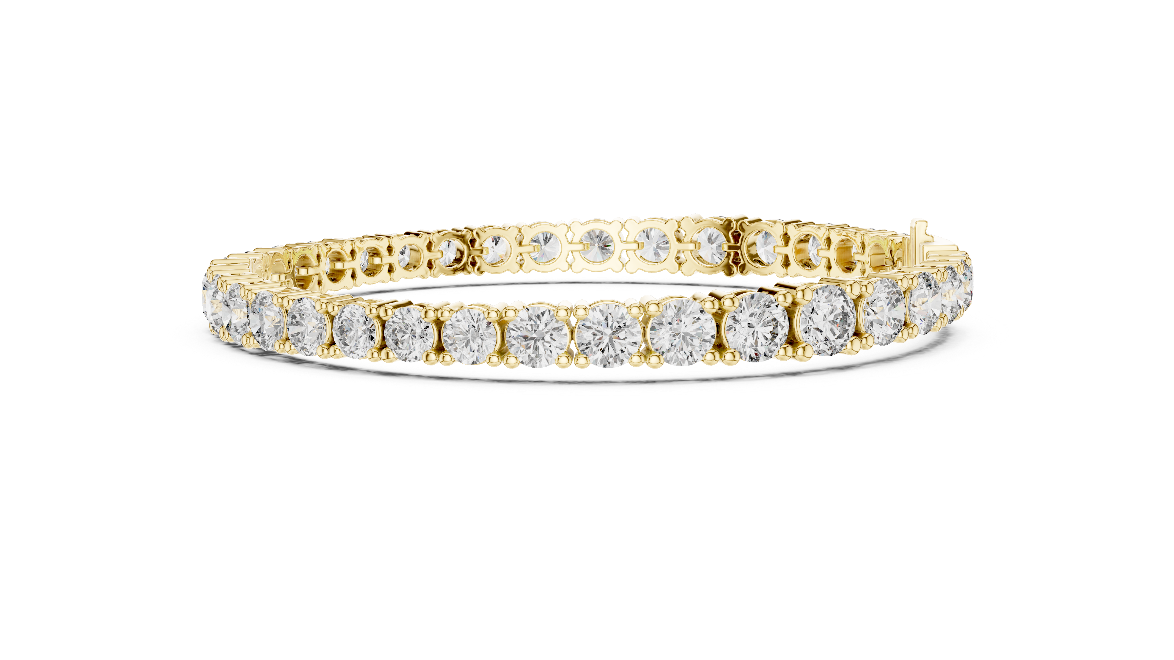 Luxury Multi-Size Round Lab-Grown Diamond Tennis Bracelet