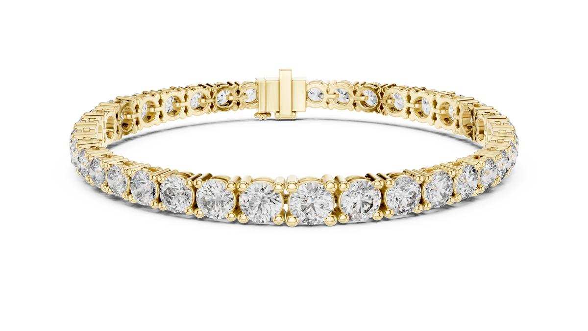 Luxury Multi-Size Round Lab-Grown Diamond Tennis Bracelet
