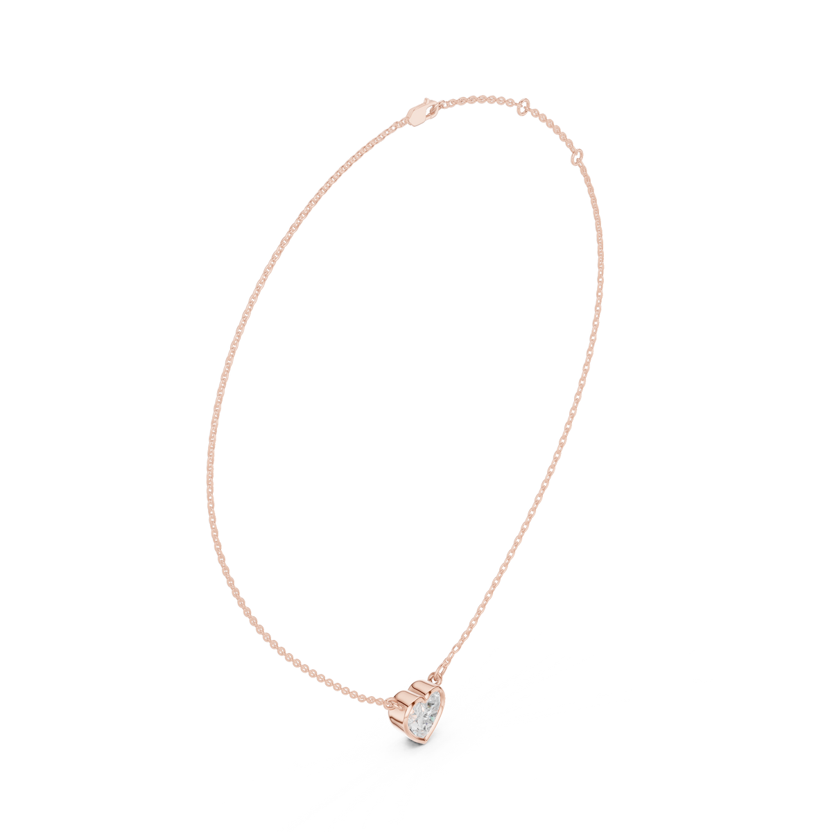 Heart Shape Lab-Grown Diamond Pendant