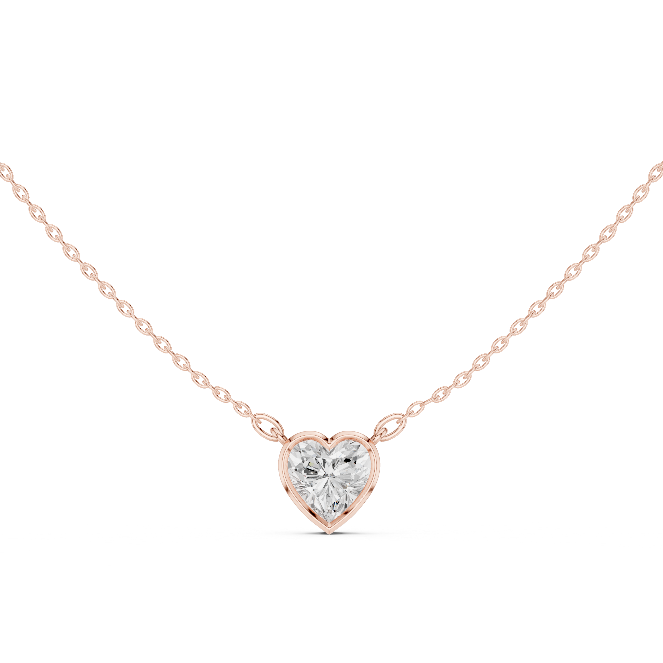 Heart Shape Lab-Grown Diamond Pendant