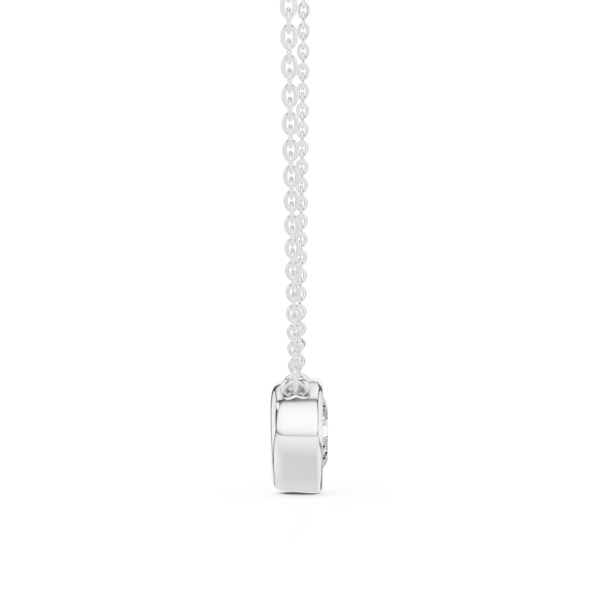 Heart Shape Lab-Grown Diamond Pendant