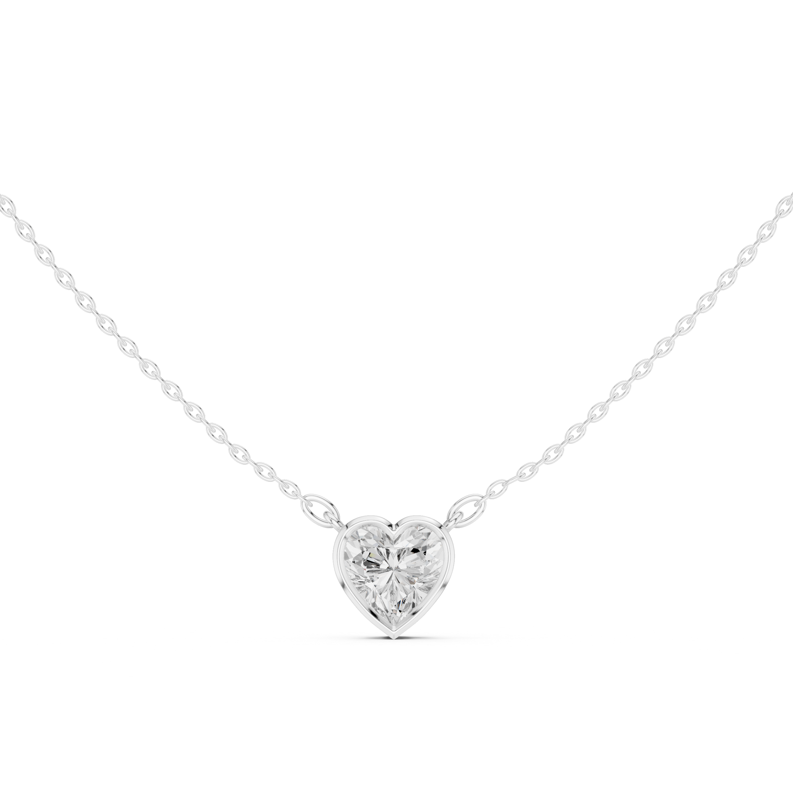 Heart Shape Lab-Grown Diamond Pendant