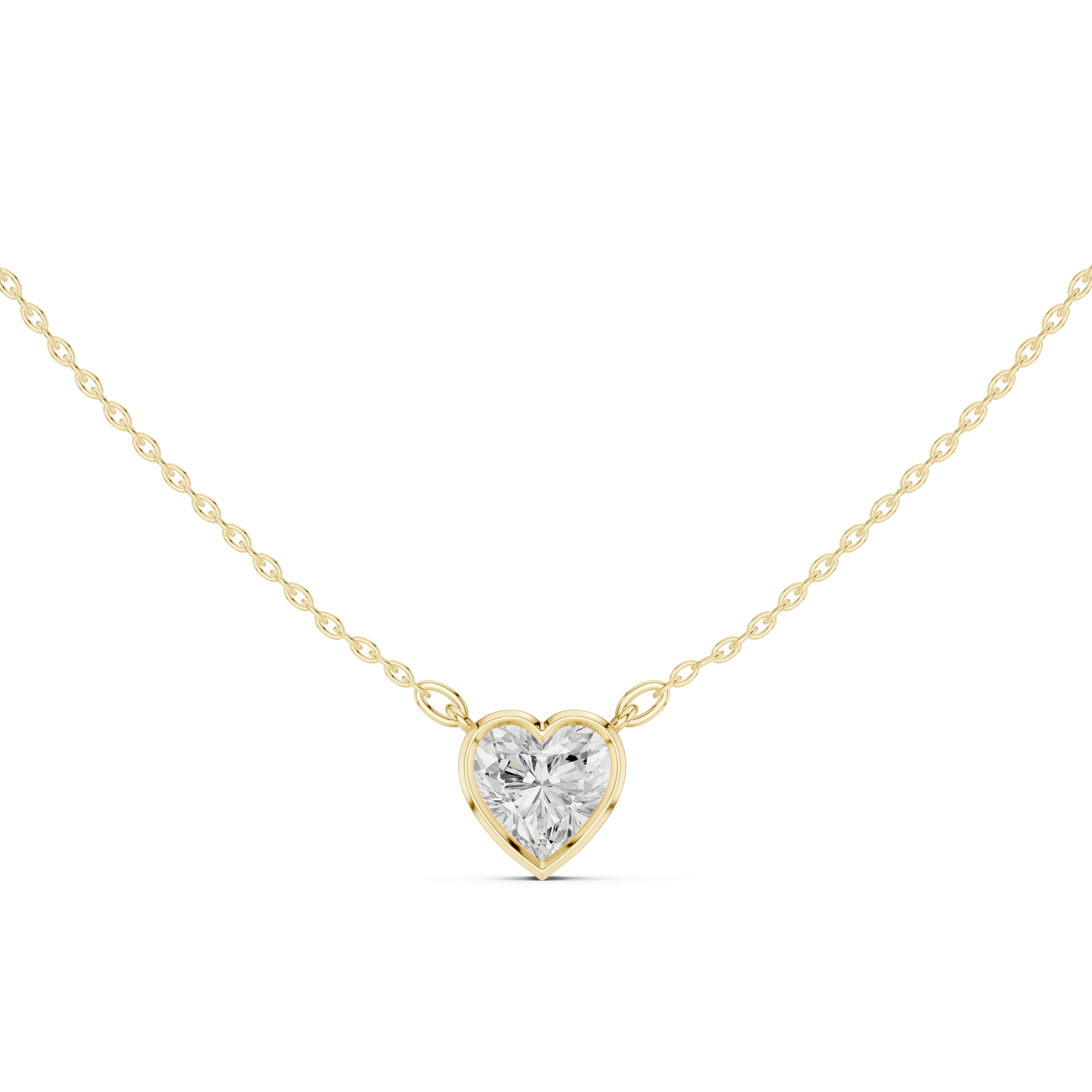 Heart Shape Lab-Grown Diamond Pendant