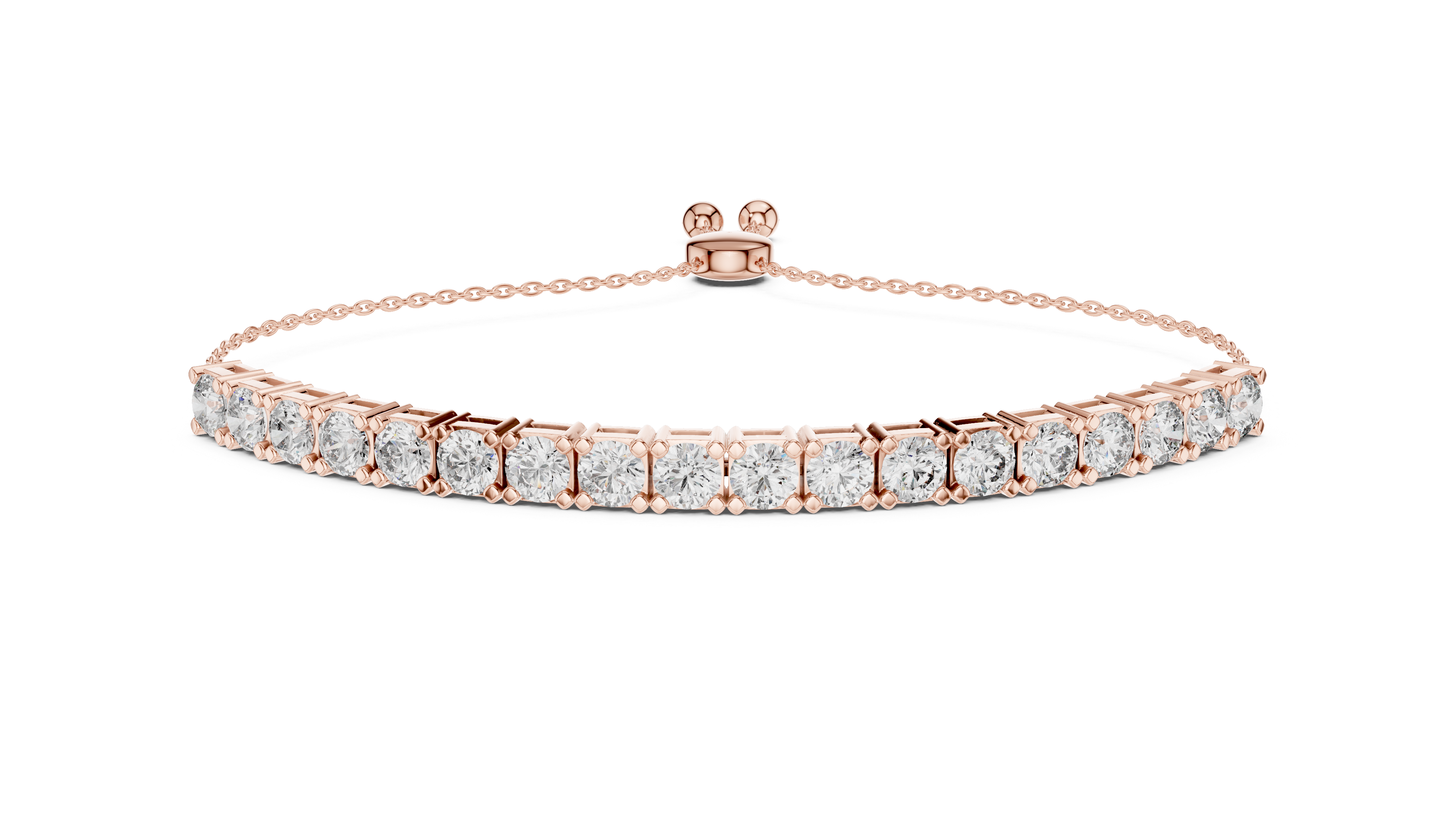 Luxury Adjustable Diamond Bracelet in 14K Gold