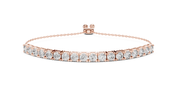 Luxury Adjustable Diamond Bracelet in 14K Gold