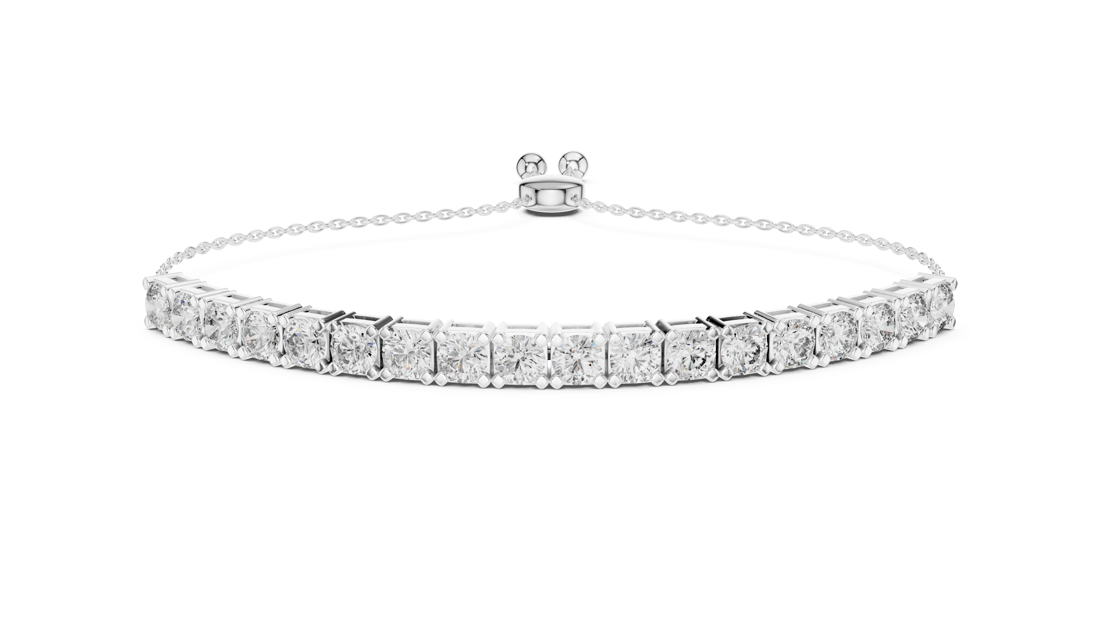 Luxury Adjustable Diamond Bracelet in 14K Gold