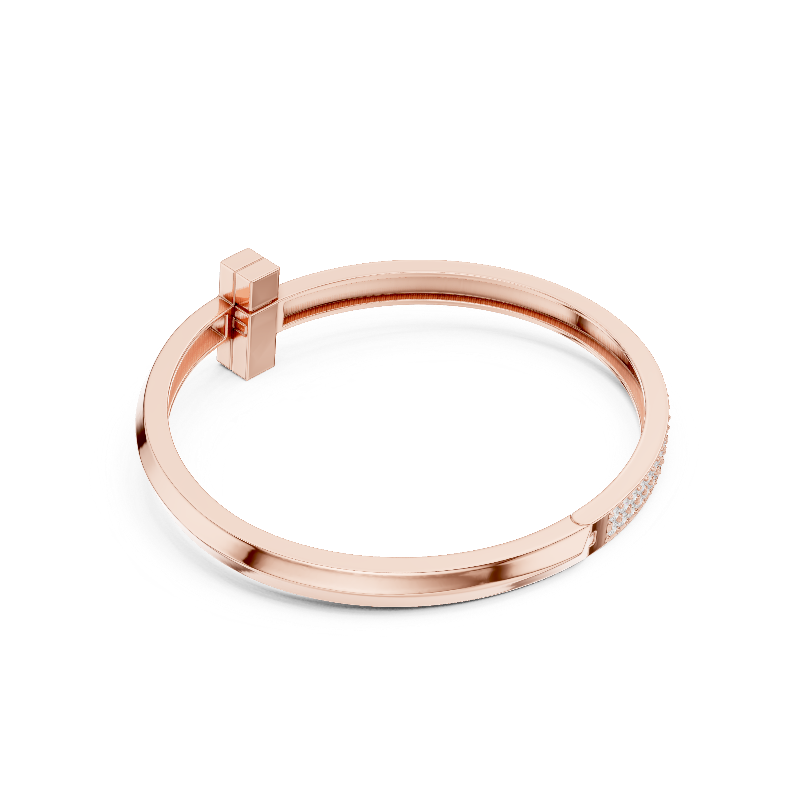 Luxury Pave Diamond Men’s Bracelet in Premium 14K Gold