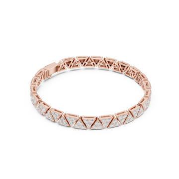 Luxury Men’s Diamond Tennis Bracelet in 14K Gold