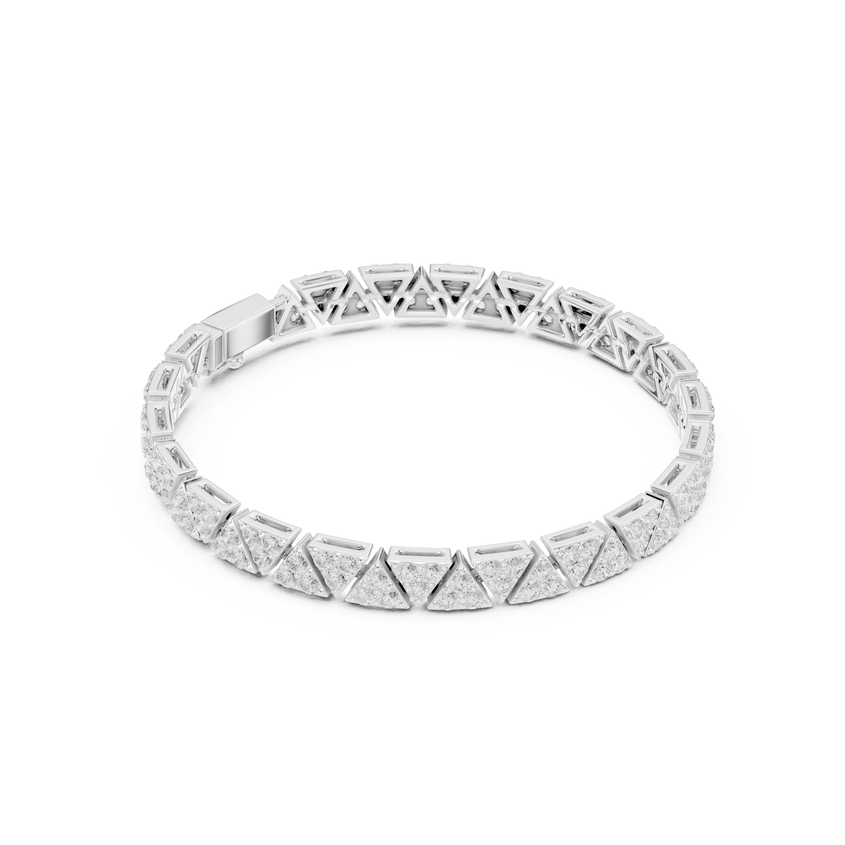 Luxury Men’s Diamond Tennis Bracelet in 14K Gold