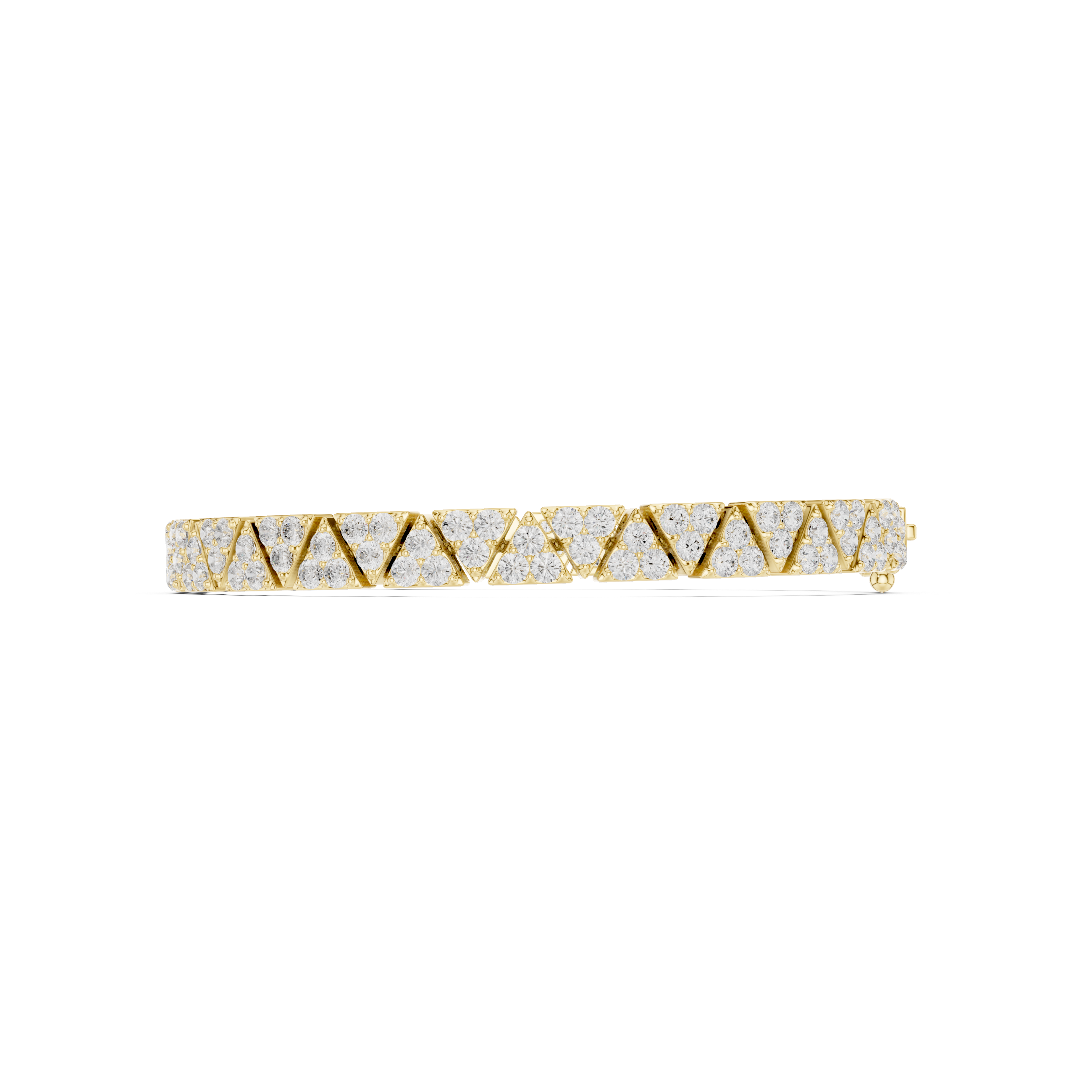 Luxury Men’s Diamond Tennis Bracelet in 14K Gold