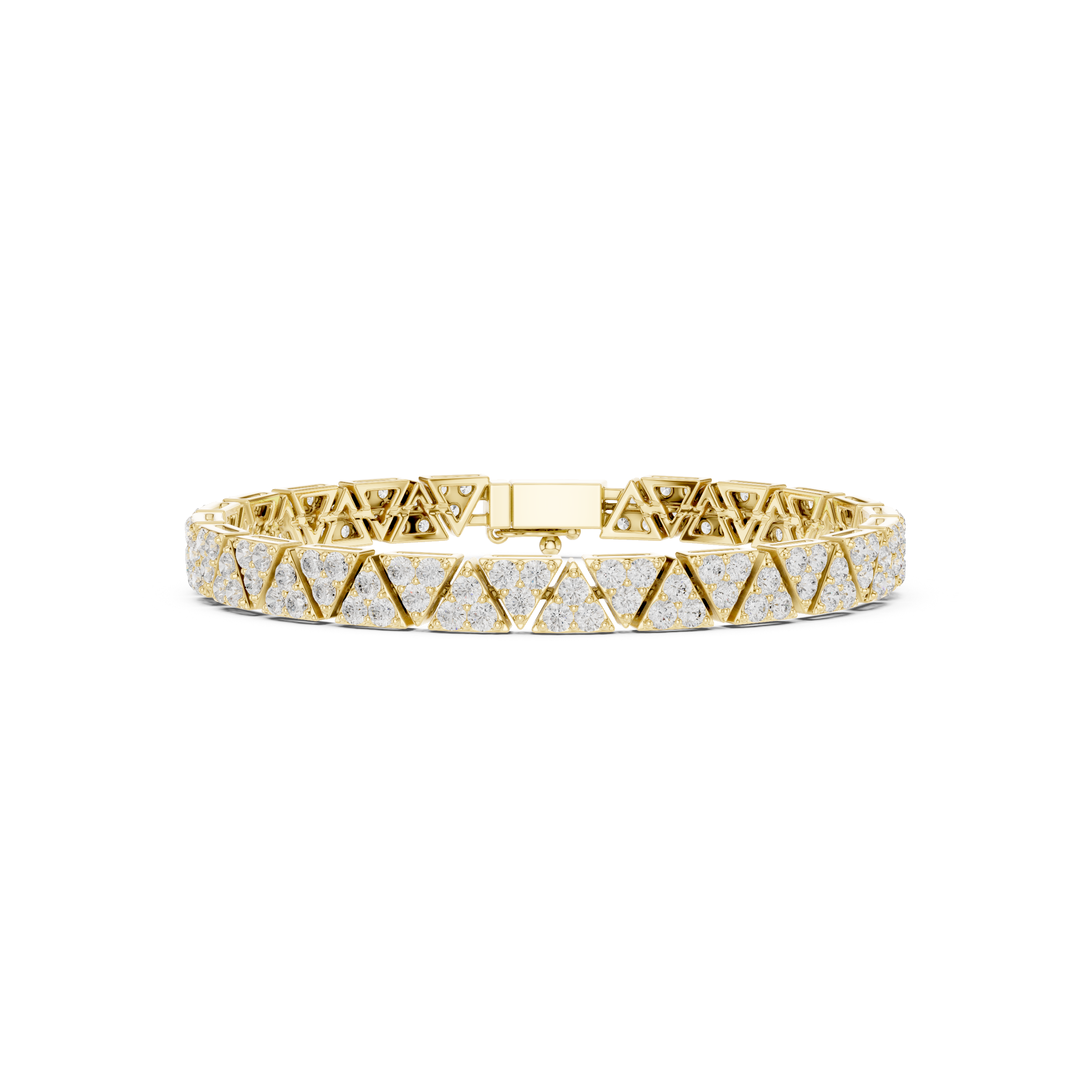 Luxury Men’s Diamond Tennis Bracelet in 14K Gold