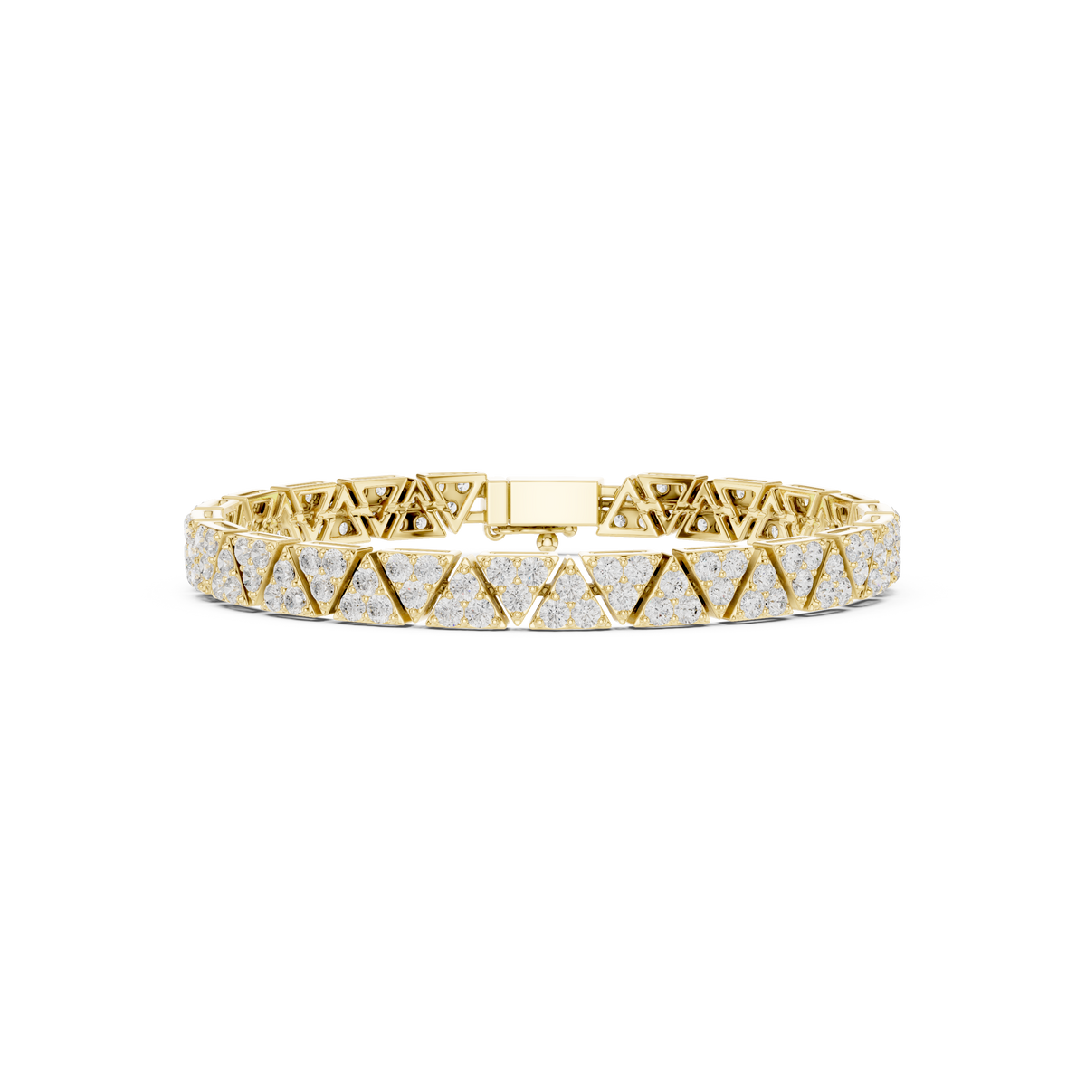 Luxury Men’s Diamond Tennis Bracelet in 14K Gold