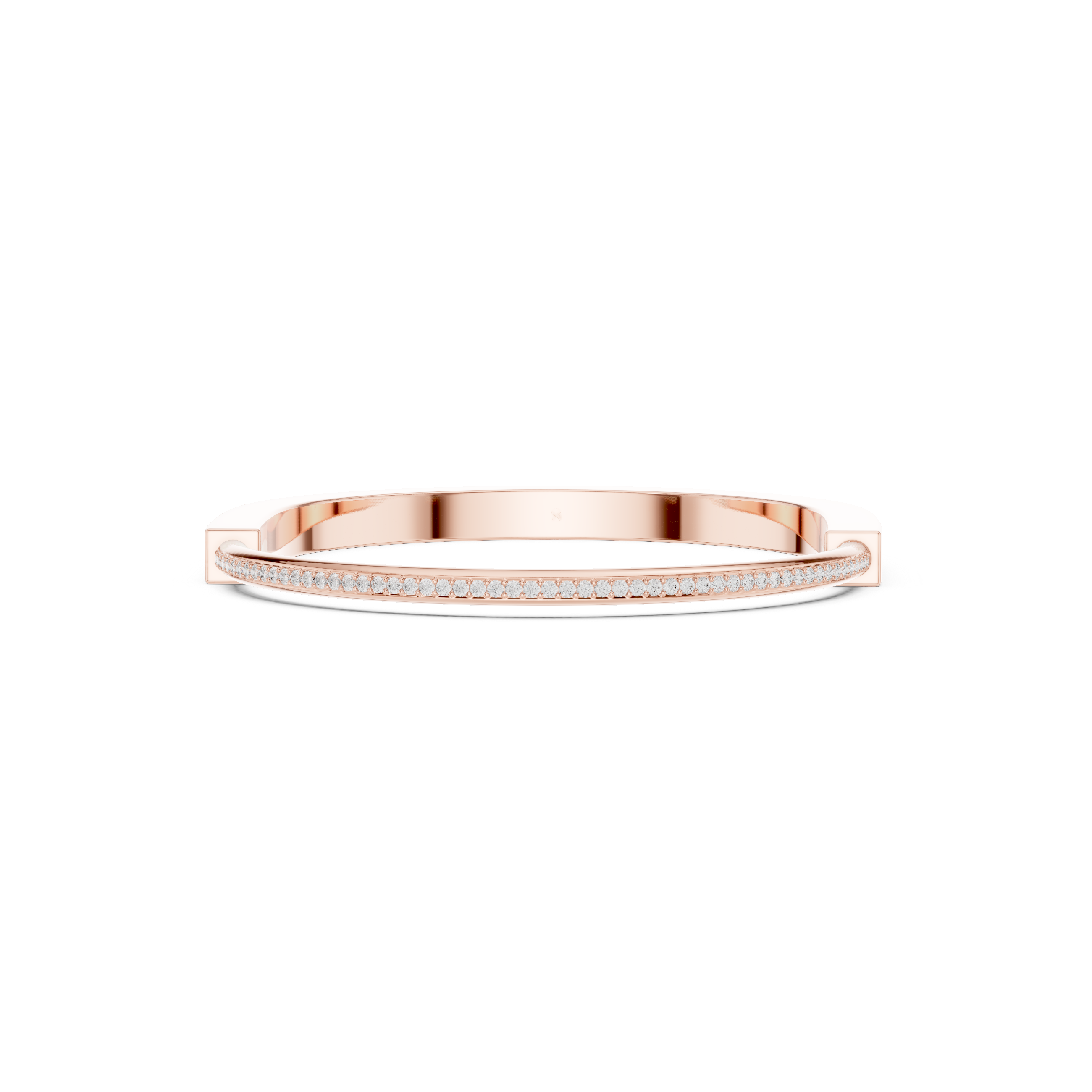 Luxury Men’s Diamond Gold Bangle Bracelet – Modern Designer Style