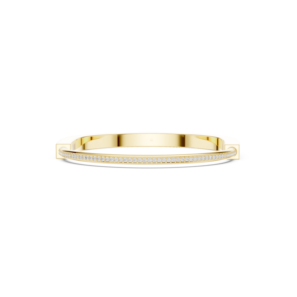 Luxury Men’s Diamond Gold Bangle Bracelet – Modern Designer Style