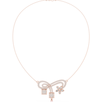 Luxury Multi-Stone Diamond Statement Necklace in 14K Gold