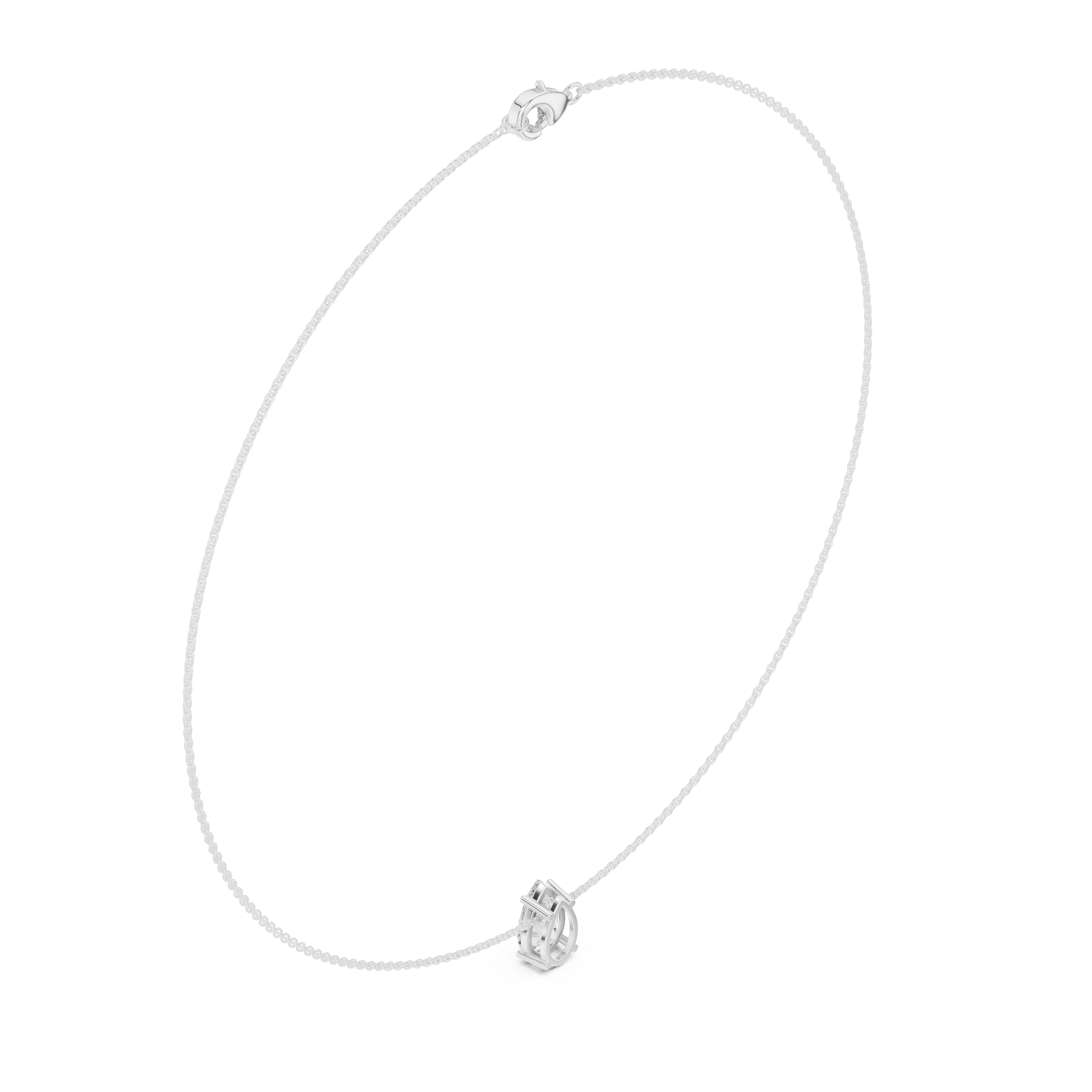 Luxury Pear Diamond Solitaire Pendant Necklace in 14K Gold