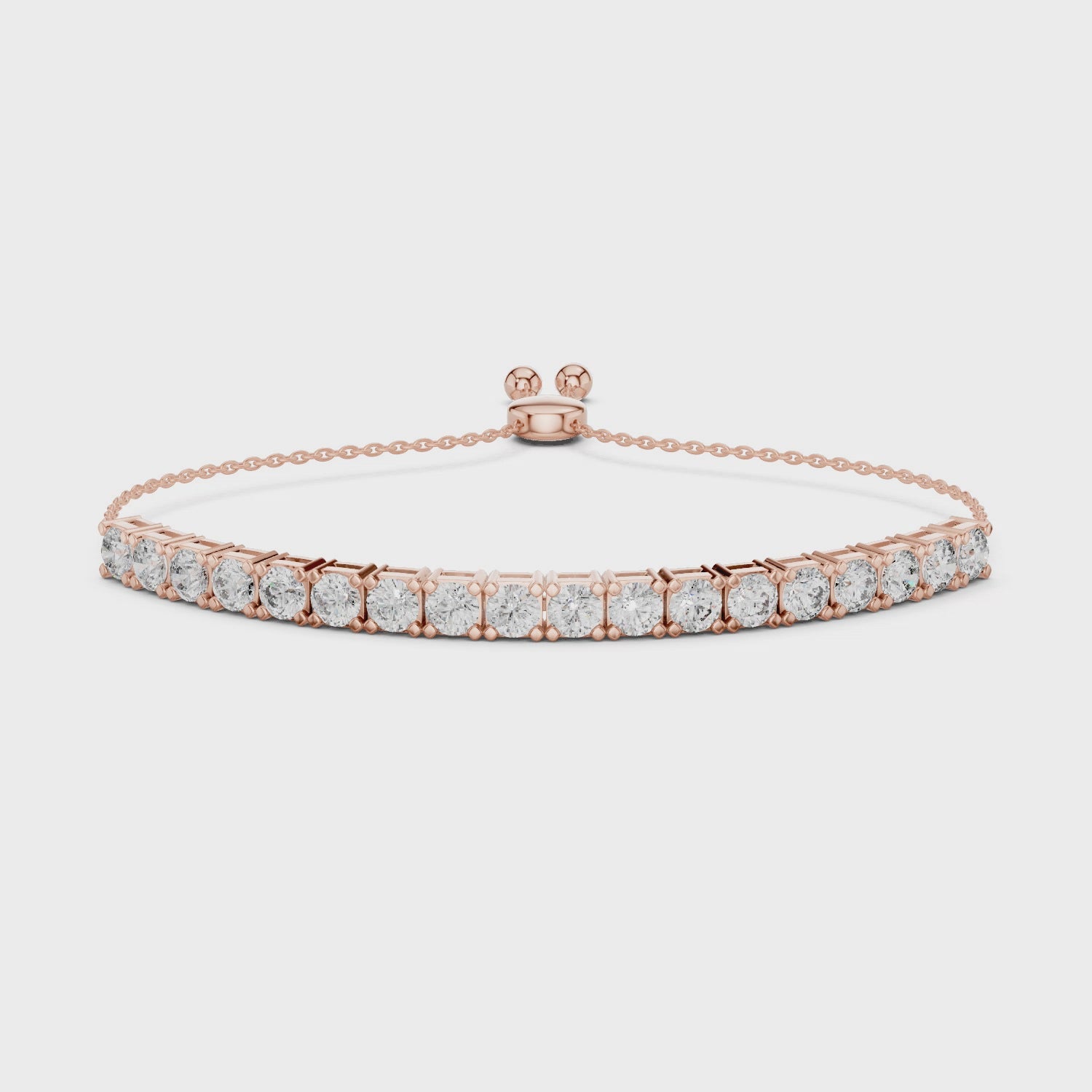 Luxury Adjustable Diamond Bracelet in 14K Gold